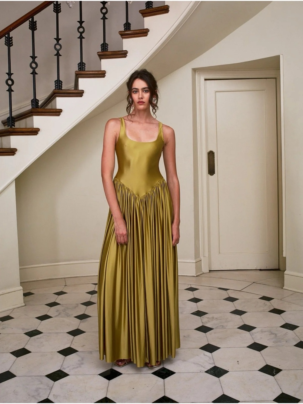 DELFI COLLECTIVE Oriana Dress in Olive S
